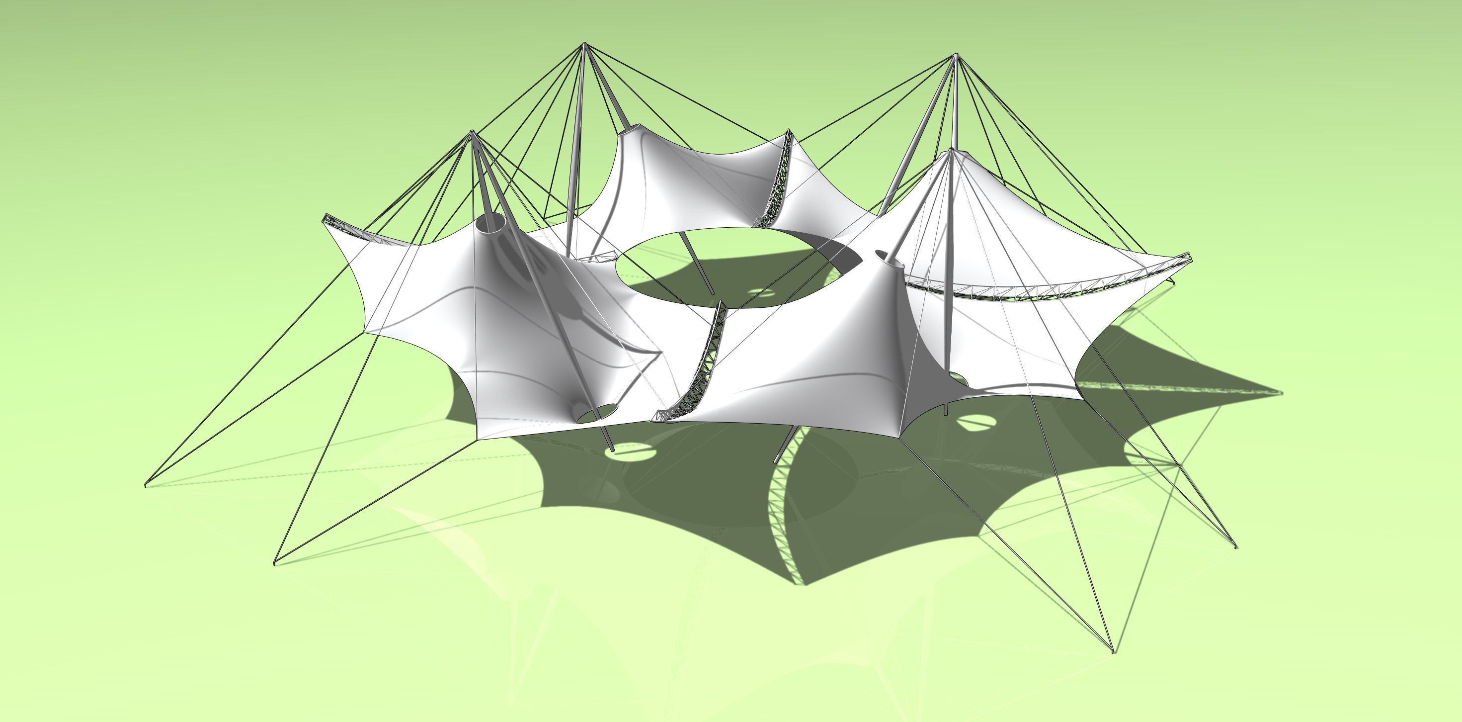ASU校区Skysong膜结构构筑物
